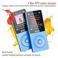 thumbnail image 3 of Reproductor MP3 RUIZU de 64 GB con Bluetooth 5.3, 80 horas de reproducción, color azul, 3 of 7