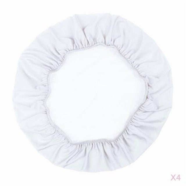 2/4 fundas de silla suaves, funda de silla elástica, funda de silla, boda/sala de estar 4 piezas blanco