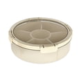thumbnail image 2 of DOLITY Divided Serving Tray with Lid Multipurpose Snack Tray for Candy Nuts Dessert Cream, 2 of 9