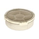 thumbnail image 2 of Bandeja para servir frutos secos y dulces, ideal para aperitivos, pasteles y postres. Crema, 2 of 9