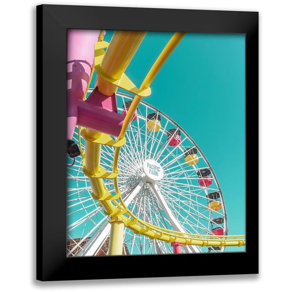 Vargas, Carlos 12x14 Black Modern Framed Museum Art Print Titled - Pacific Wheel II