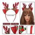 thumbnail image 2 of Disfraz de fiesta de Navidad para niñas, falda tutú de ballet con lunares y diademas de asta de Reno, 2 of 4