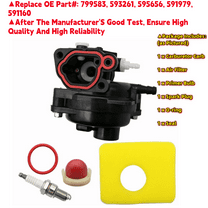 JahyShow Carburetor Air Filter For Briggs Stratton Lawnmower 799583 593261 595656 Engine