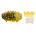 thumbnail image 3 of 10 unids / pack 2BA colas de de dardo de hilo con vástagos de eje de Amarillo Sunnimix Dart Shafts con Vuelos, 3 of 8