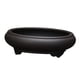 thumbnail image 3 of Maceta redonda grande y poco profunda, maceta para bonsái, maceta decorativa para flores, maceta de arcilla para plantas de interior y exterior, patio negro, 3 of 9