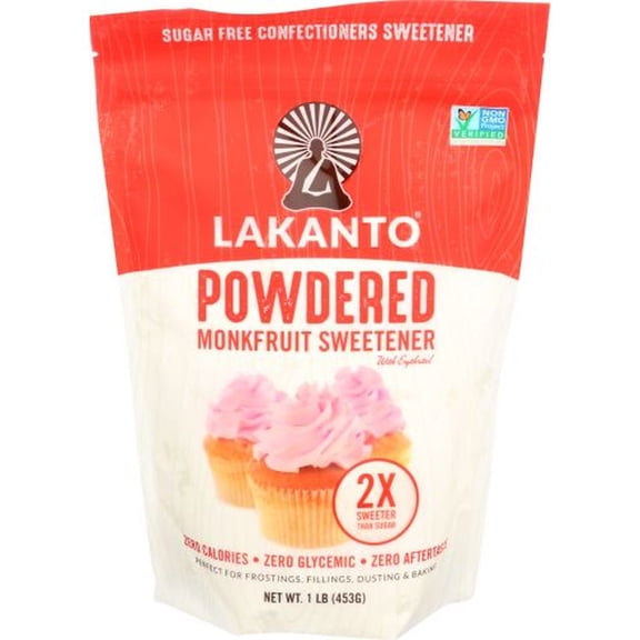Lakanto Monkfruit Powdered Sweetener, 16 Ounce -- 8 per Case.