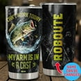 thumbnail image 2 of Personalized Fishing Tumbler Can't Work Today My Arm Is In A Cast Stainless Steel 20oz 30oz Coffee Travel Mug Birthday Christmas Customized Gifts Name for Men Fisherman Fishing Lovers, 2 of 6