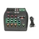 thumbnail image 2 of Mezclador de consola para DJ mini mezclador compatible ABS inalámbrico para estudios de grabación para salas de canto para lugares de entretenimiento, 2 of 8