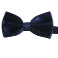 thumbnail image 3 of Mens Smooth Satin Feel Pre-Tied Bow Tie and Pocket Square, 3 of 6