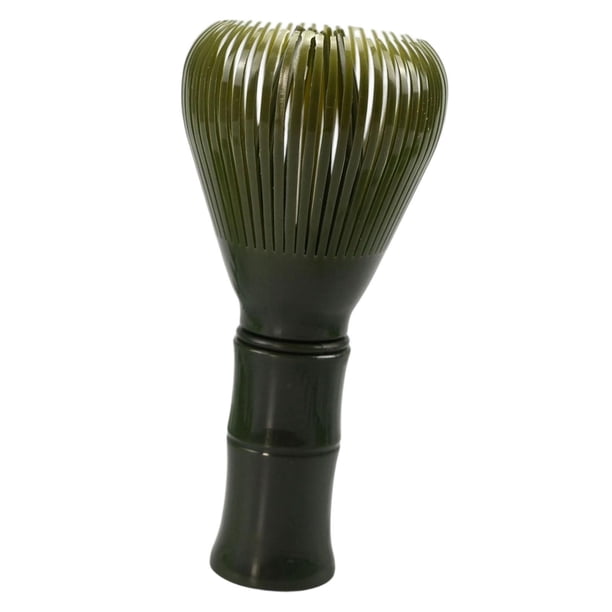 Batidor de matcha, cepillo tradicional japonés Chasen, portátil, de regalo, fácil de limpiar, reutilizable, accesorio para preparar té, licuadora de Verde