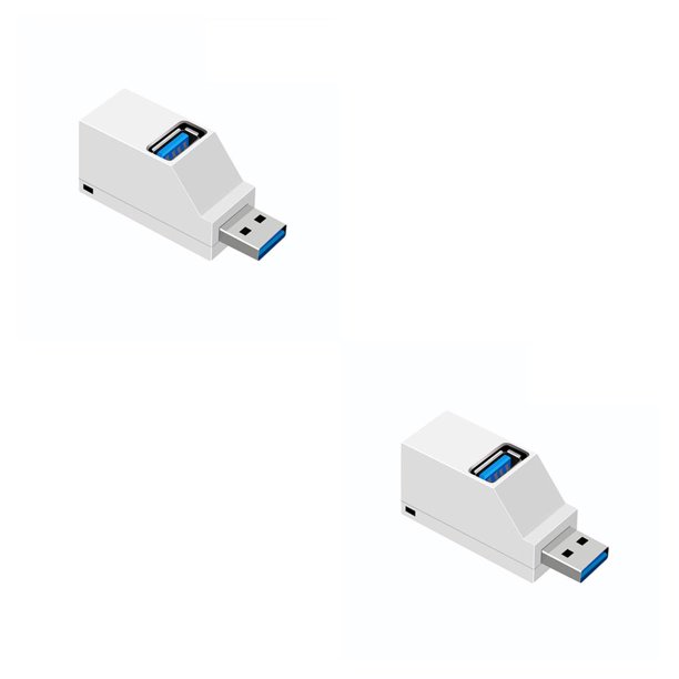Divisor USB Sidaley Mini 3 Puertos USB 2.0/3.0 Alta Velocidad Negro