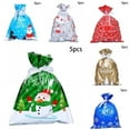 thumbnail image 2 of Big Treat Bags 5 pcs Mix Holiday Colors (24 Inch x 17 Inch) | Colorful Cello Bags Christmas Colors with Twist Ties | 2.5 Mil Quality Green & Red Cellophane Treat Bags | Transparent 6x9 in Bags, 2 of 7
