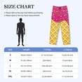 thumbnail image 4 of Picia Red Ice Cream Mens Soft Woven Cotton Elastic Waistband Sleep Pajama Pant Lounge Sleep Pant With Pockets And Drawstring-XX-Large, 4 of 9