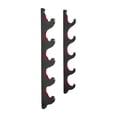 thumbnail image 5 of harayaa Baseball Bat Hanger Wall Mounted Black Color Accessories Softball Bat Holder 5 Tiers, 5 of 9