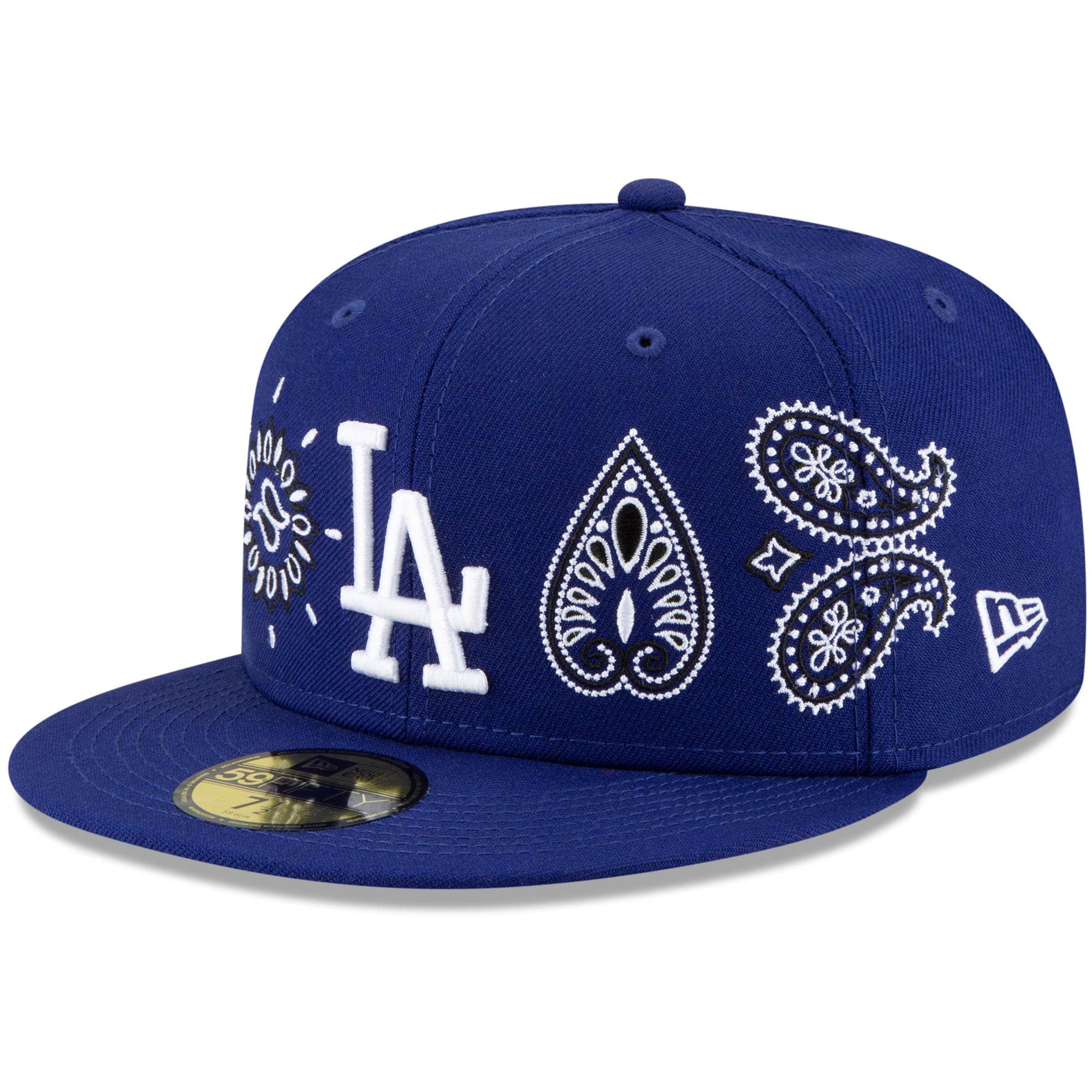 Buy Men's New Era Royal Los Angeles Dodgers Paisley Elements 59FIFTY