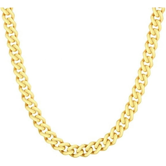 JewelStop 14k Yellow Gold 6.5mm Modern Lite Miami Cuban Chain Bracelet with Box with Both Side Push Clasp - 8 Inches, 6.88gr.