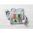 thumbnail image 2 of Merry and Bright Sweatshirt, Christmas Sweatshirt, Family Christmas Sweatshirt, Christmas Sweatshirts for Women, Merry Christmas Sweatshirt, Christmas Shirt, Holiday Shirts, 2 of 3
