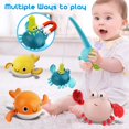 thumbnail image 2 of Juguete de baño Dwi Dowellin para niños pequeños con juguetes y tazas flotantes, 2 of 7