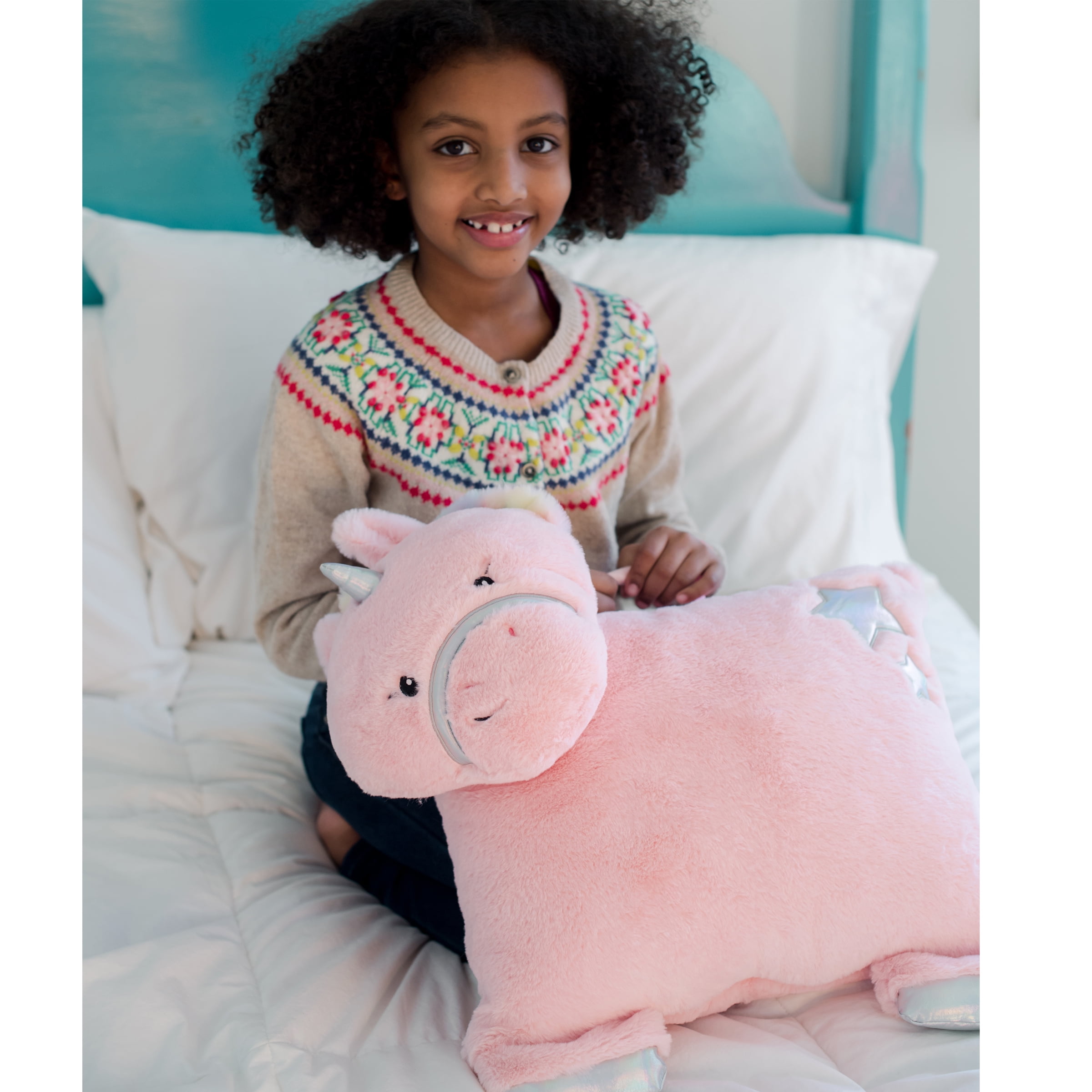 Animal Adventure Wild for Style™ Cuddle Combos™ 2-in-1 Blanket and Cuddle Bud 15" Unicorn Plush Toy