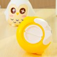 thumbnail image 2 of Tirelire en Forme de Hibou, Boîte d'Épargne avec Yeux Mobiles (Jaune), 2 of 8