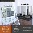 thumbnail image 4 of Akron 4 Light Matte Black with Gold Brass Industrial Bathroom Vanity Wall Fixture - Metal Shades, 4 of 12