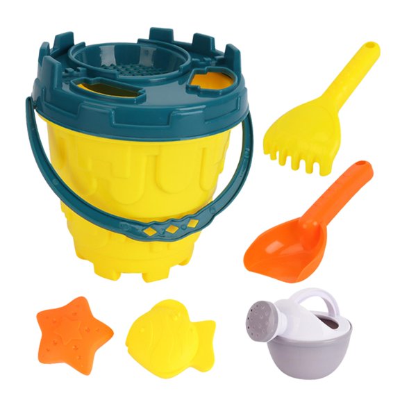 Toyadores de arena de playa <Stkapi> </stkapi> Toyadores para niños para niños Niños para niños Summer <stkapi> </stkapi> Juego de juguetes de playa al aire libre Rasta de balde de cubo