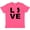 Retro Heather Pink, variant on Inktastic Love New Jersey Youth T-Shirt