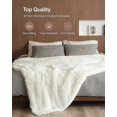 thumbnail image 4 of unique Faux Fur Throw Blankets, Comfy Chic Plush Fuzzy Blanket, Lightweight Long Hair, 4 of 5