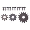 thumbnail image 1 of T8F Sprocket, Sprocket Set Long Lasting Precise Fit High Strength with Chain Master Link for Replacement, 1 of 7