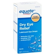 Equate Lubricant Eye Drops for Dry Eye Relief, 0.5 fl oz