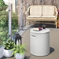 thumbnail image 6 of Suncast Resin Cooler Side Table with Removable Liner, 54 Qt. Capacity, White, 6 of 6