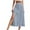 Light Blue, variant on Eawtki Skirts for Women Boho Floral Slit Maxi Skirt Split Thigh High Waisted Long Sexy Skirt