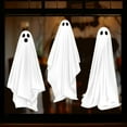 thumbnail image 6 of RBCKVXZ Halloween Decorations Window Clings Decor, Funny Cute White Ghosts Silhouette Halloween Window Decals Indoor, School Home Office Party Supplies for Glass Windows, Mirror, 6 of 6