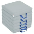 thumbnail image 1 of SoftZone® Square Floor Cushion with Handle 6-Piece - Light Grey, 1 of 2