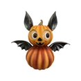 thumbnail image 1 of Halloween Scary Bat Pumpkin Ornaments Pumpkin Shaped Home Decoration Resin Cute Bat Decoration B, 1 of 5