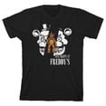 thumbnail image 4 of Five Nights at Freddy's Split Head Character Youth Black Graphic Tee-XL, 4 of 6