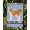 thumbnail image 3 of Carolines Treasures CK3667GF Nordic Spitz Welcome Garden Size Flag, 3 of 3