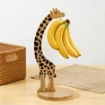 thumbnail image 4 of Soporte para plátanos, soporte para plátanos, multifunción moderno con forma de jirafa, organizador de frutas para cocina y uso doméstico., 4 of 9