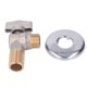 thumbnail image 3 of G1/2 Thread Brass Triangle Valve Large Flow Angle Stop Valve Hot Cold Water Tap for Kitchen Bathroom Blue, 3 of 4