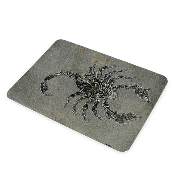 KuzmarK Glass Cutting Board - Scorpion Weapons Knives