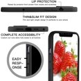 thumbnail image 2 of Case with Protection Camera Lens Liquid Silicone for iPhone 11 Pro Max Case Gel Rubber Shockproof Case Full-Body Protection Soft Anti-Scratch Microfiber Lining 6.5 inch (Classic Black), 2 of 7