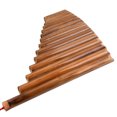 thumbnail image 2 of 15 tubos pan flauta G clave chino tradicional bambú instrumentos musicales, 2 of 9