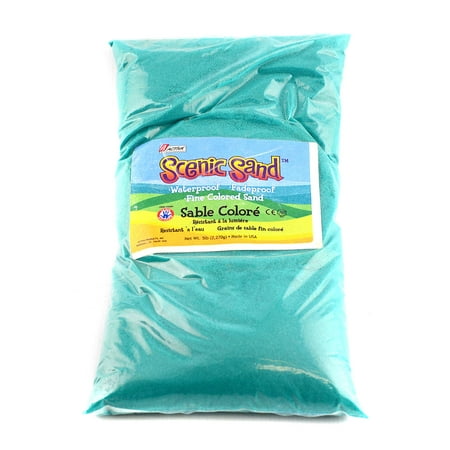 - Scenic Sand turquoise, 5 lb. bag (pack of 2)