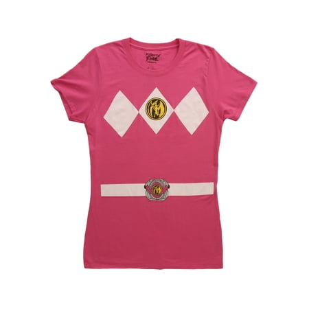 Womens Pink Power Ranger Costume T-Shirt
