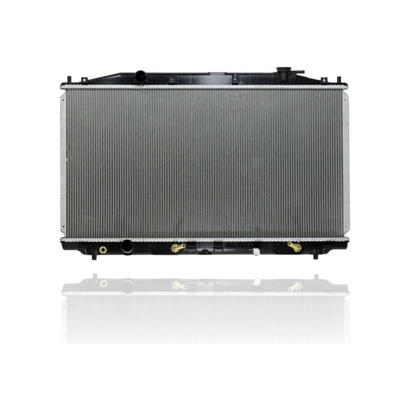 Radiator - Pacific Best Inc. Fit/For 13009 08-12 Honda Accord 4Cy Automatic - Plastic Tank, Aluminum Core
