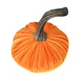 thumbnail image 3 of 6 Inch Halloween Velvet Pumpkin Decor, Soft Fabric Pumpkin Ornament for Fall Home Tabletop Display, Thanksgiving Centerpiece and Autumn Seasonal Decor, 1Pack Purple, 3 of 5