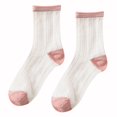 thumbnail image 1 of Medias de tubo medio para mujer/ Calcetines de algodón dulce rosa primavera verano/ Harajuku XianweiShao 8390615771603, 1 of 1
