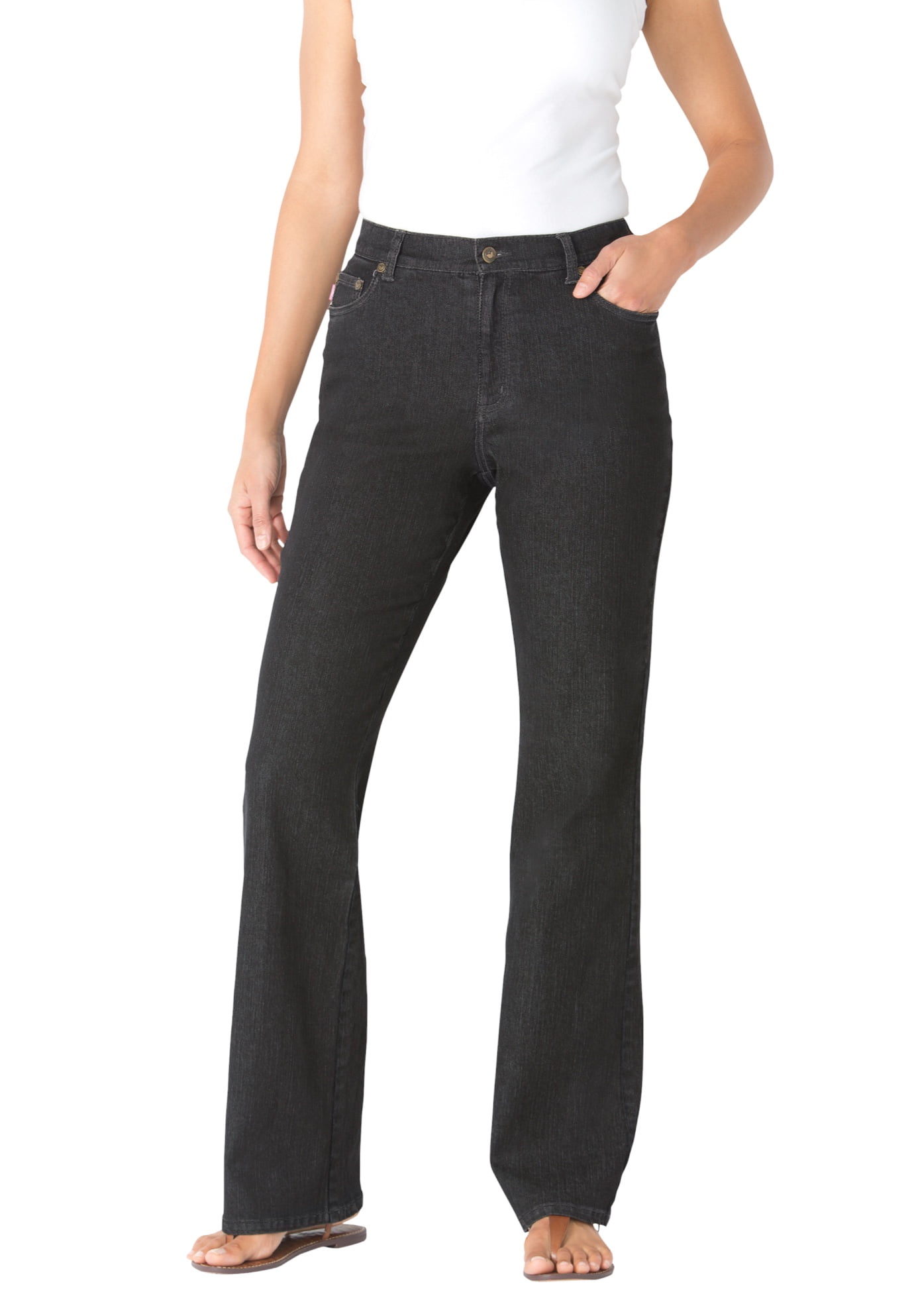 stretch bootcut jeans plus size