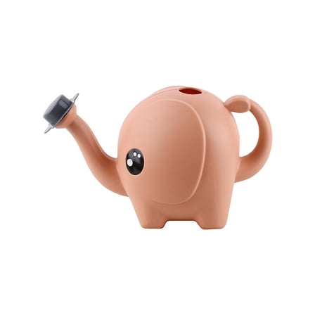 Elephant Watering Can for Indoor & Outdoor - 1.5L Cute Watering Pot with Long Spout & Sprinkler - Kids Gardening Can for Houseplants, Succulents, Flowers