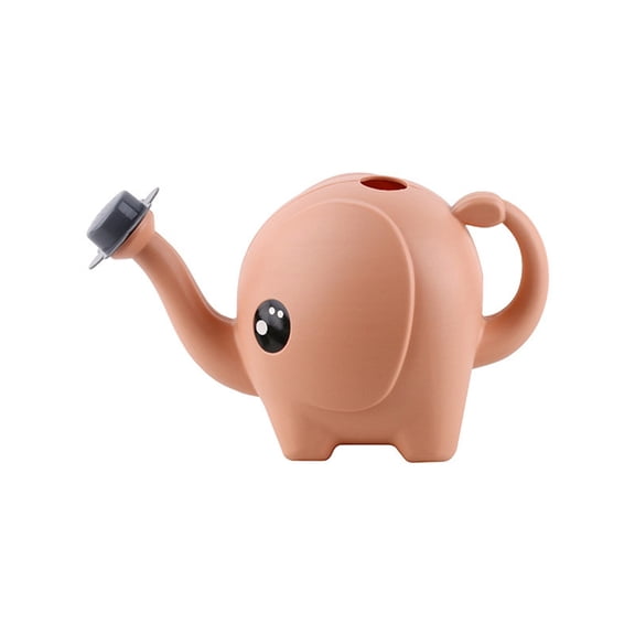 Elephant Watering Can for Indoor & Outdoor - 1.5L Cute Watering Pot with Long Spout & Sprinkler - Kids Gardening Can for Houseplants, Succulents, Flowers